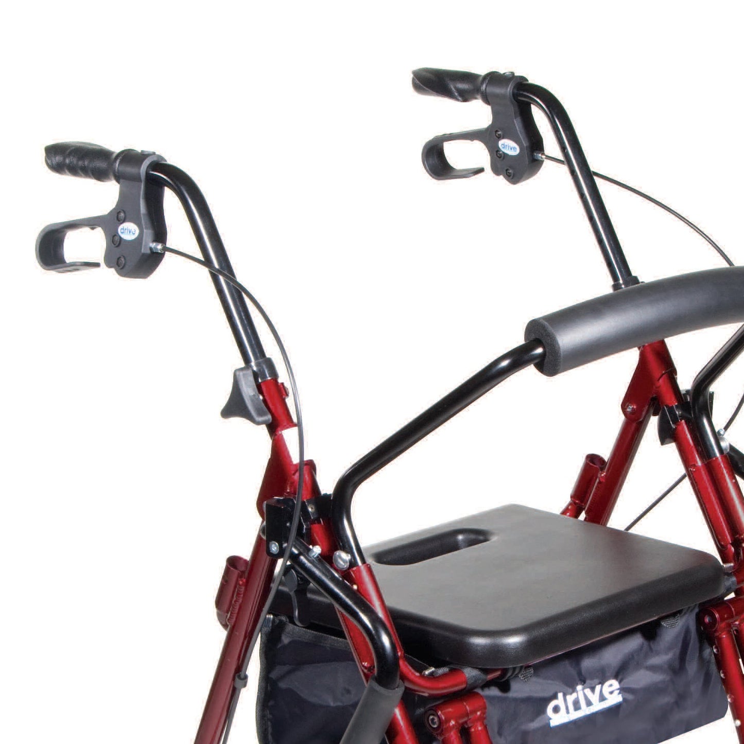 Drive Medical Duet Rollator/Transport Chair Combo – 2-in-1 Mobility Solution