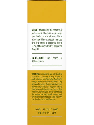 Nature's Truth® Lemon Essential Oil Aromatherapy 15ml 0.5oz