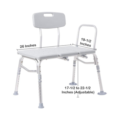 Transfer Bench for Bathtub – Safe, Adjustable & Easy Access