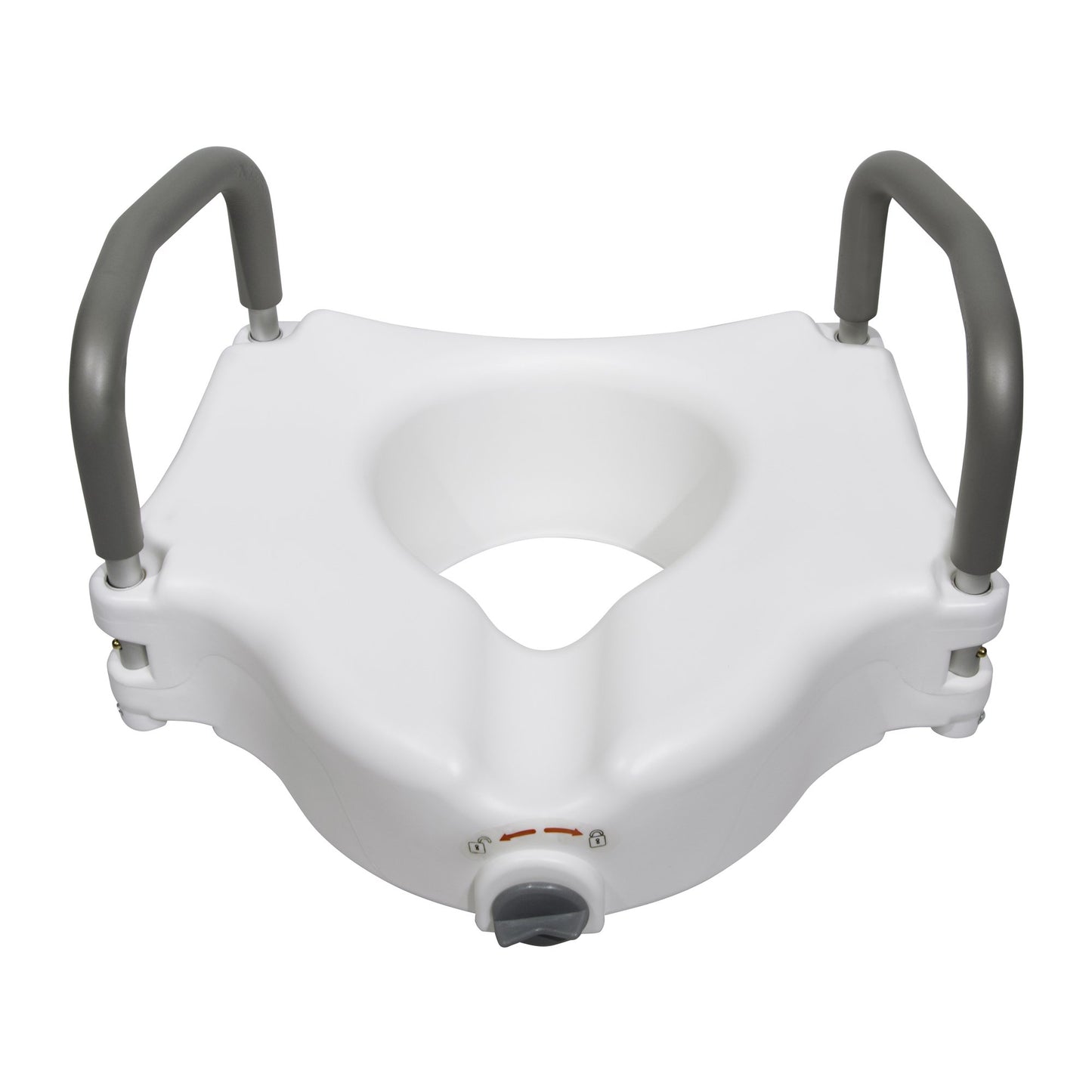 Raised Toilet Seat with Handles – Secure, Comfortable & Easy to Install