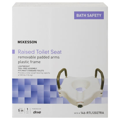 Raised Toilet Seat with Handles – Secure, Comfortable & Easy to Install