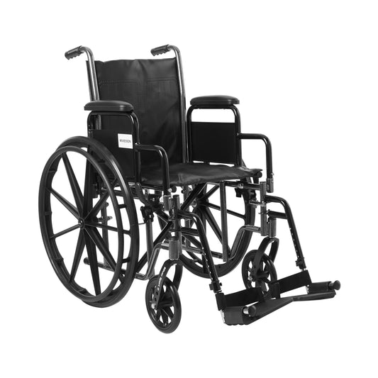 McKesson/Drive Steel Wheelchair Swing-Away Footrest, 16 to 20" Seat WIdths, 250-350 lb capacity