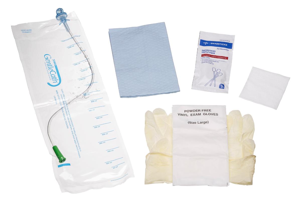 CLEARANCE LOT – 20x Convatec GentleCath Pro Closed System Kits, 14 Fr Coude (Expired 2022)