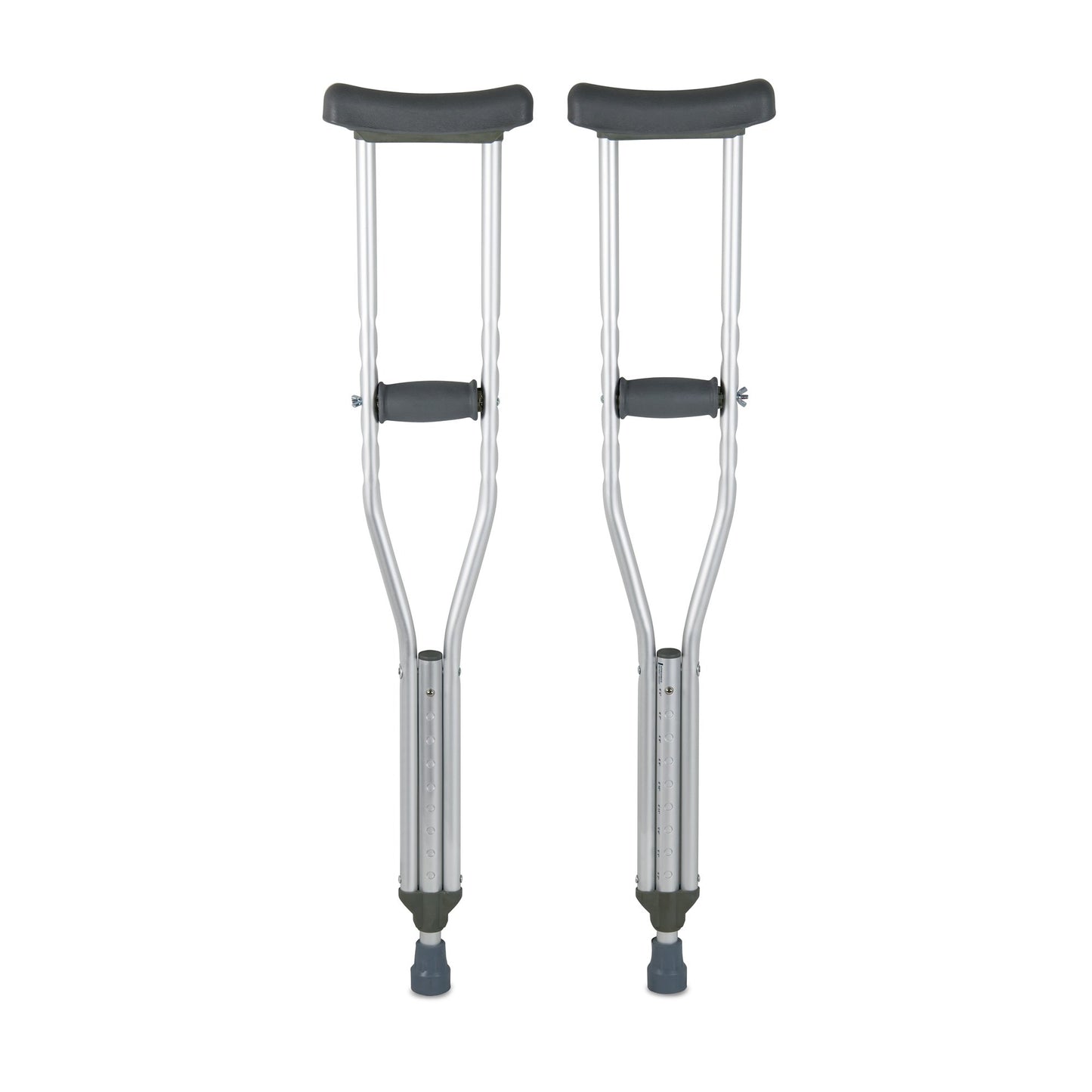 High Quality Aluminum Crutches Latex Free, Fits Youth 4'6"-5'2" Fast Shipping!