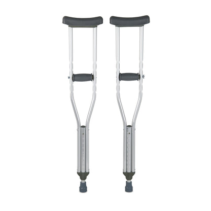 High Quality Aluminum Crutches Latex Free, Fits Youth 4'6"-5'2" Fast Shipping!