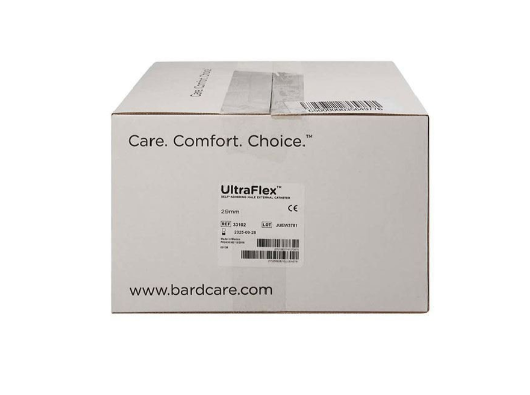 Male External Catheter UltraFlex® Self-Adhesive Band Silicone (Various Sizes Available)