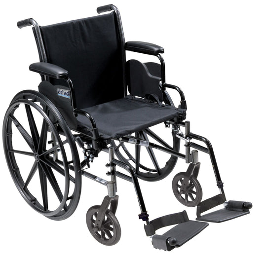McKesson/Drive Steel Wheelchair Swing-Away Footrest, 16 to 20" Seat WIdths, 250-350 lb capacity