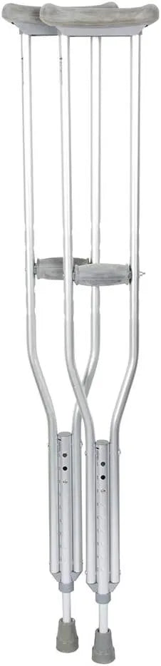 High Quality Aluminum Crutches Latex Free, Tall Adults 5'10"-6'6" Fast Shipping!