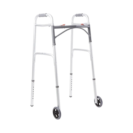 Aluminum Folding Walker, Height 32 to 39" H, holds up to 350 lbs Fast Shipping!