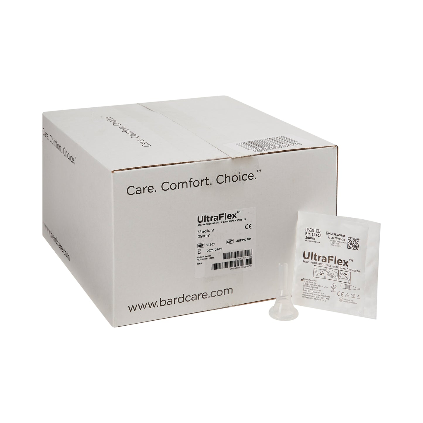 Bulk Deal – BD UltraFlex Self-Adhering Male External Catheter, 29mm